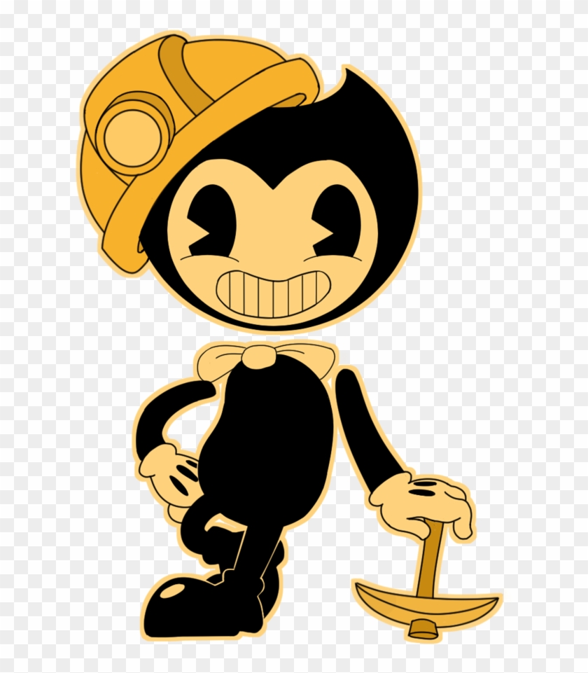 Miner Bendy Stamp By Michpajamaartist - Bendy Png #466766