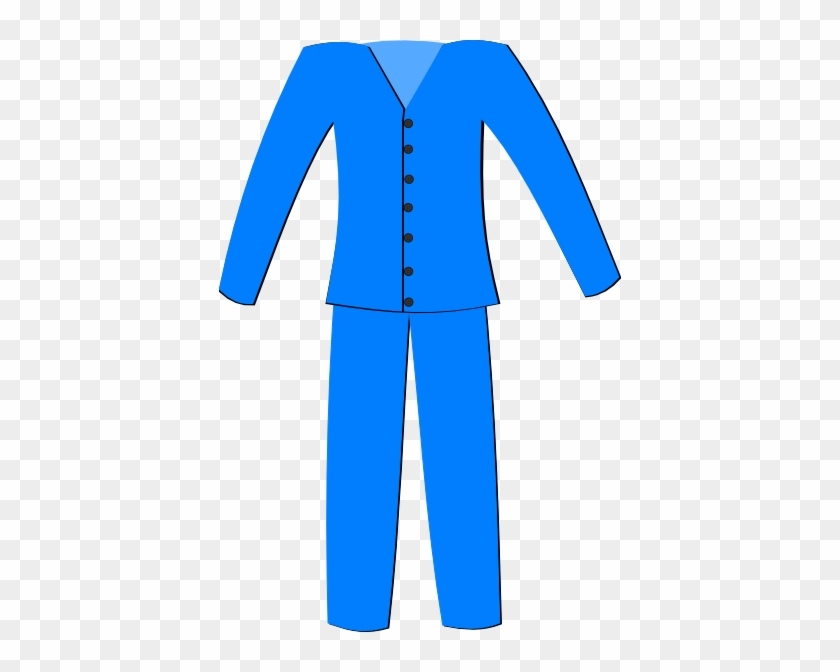 Pyjamas Clipart - Blue Pajamas Clip Art #467037
