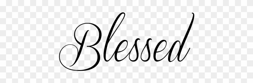 Blessed Tattoos - Pesquisa Google - Blessed In Cursive Letters #467077