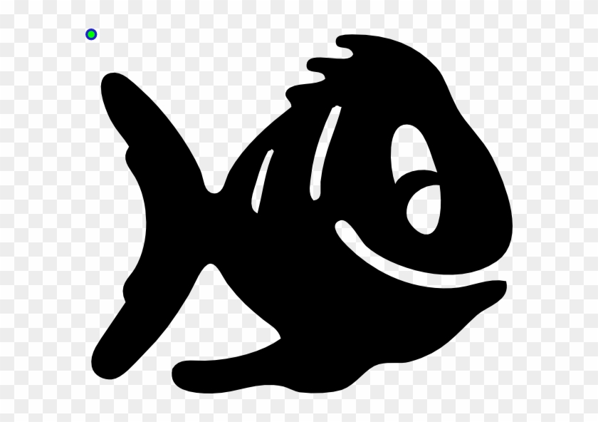 Lack Fish Clip Art - Black Fish Clipart #467088