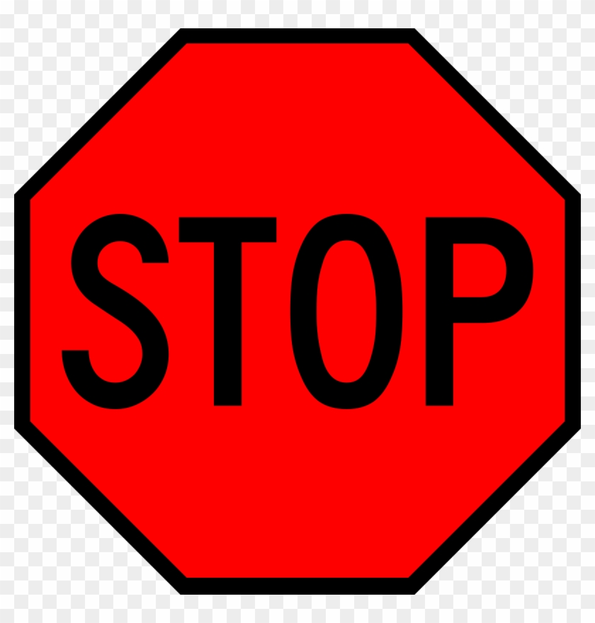 Stop Sign Light Red - Cross Traffic Does Not Stop Sign #467135