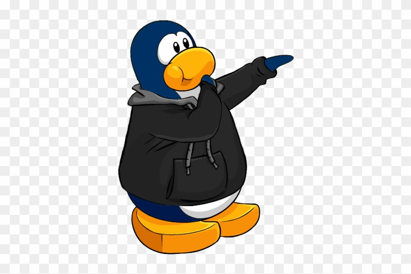 Im Going To Give Out Some Hoodies Cutouts For Your - Club Penguin Black Hoodie #467203