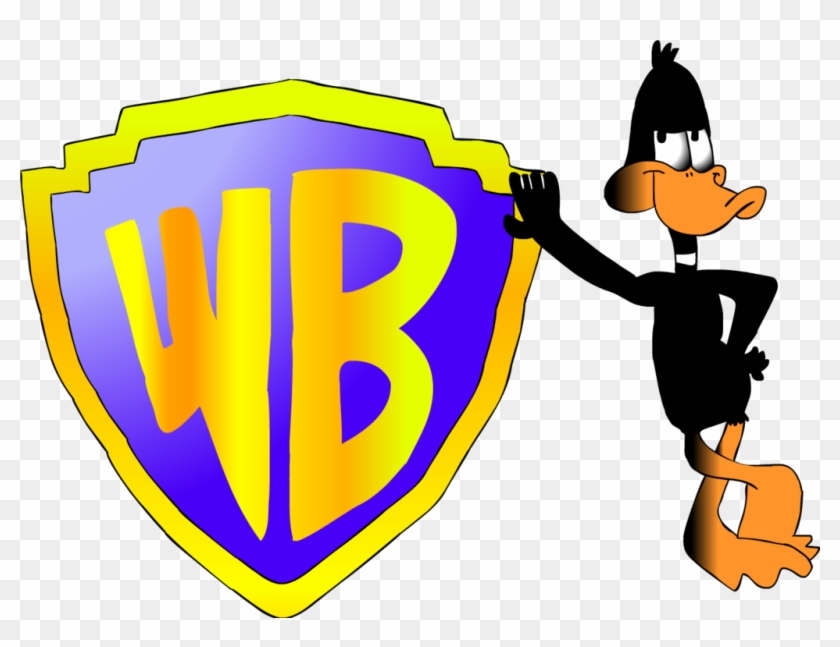 Daffy Duck With Wb Shield By Bartsimpsonfan2015 - Wb Shield #467253