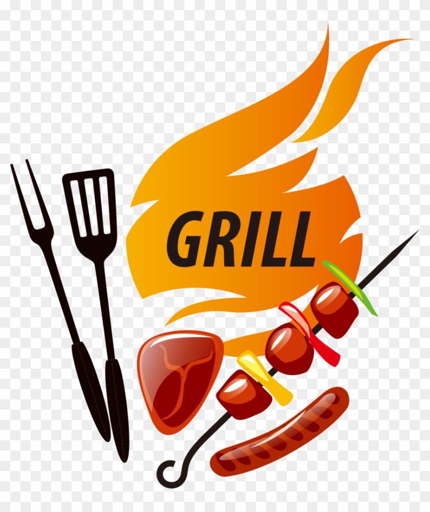 Barbecue Chicken Shish Kebab - Boti Kebab Vector Png #467278