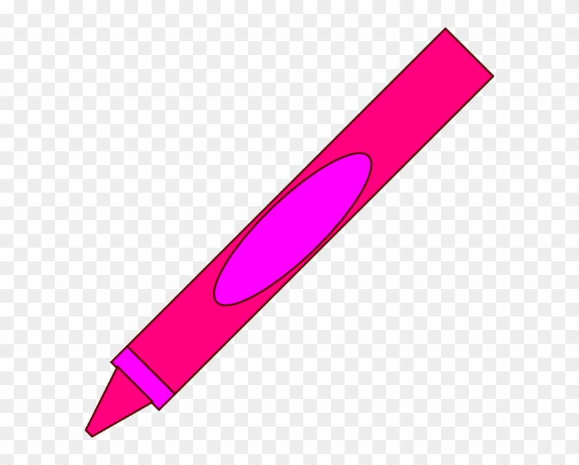 Red Crayon Clip Art - Clip Art Pink Crayon #467372