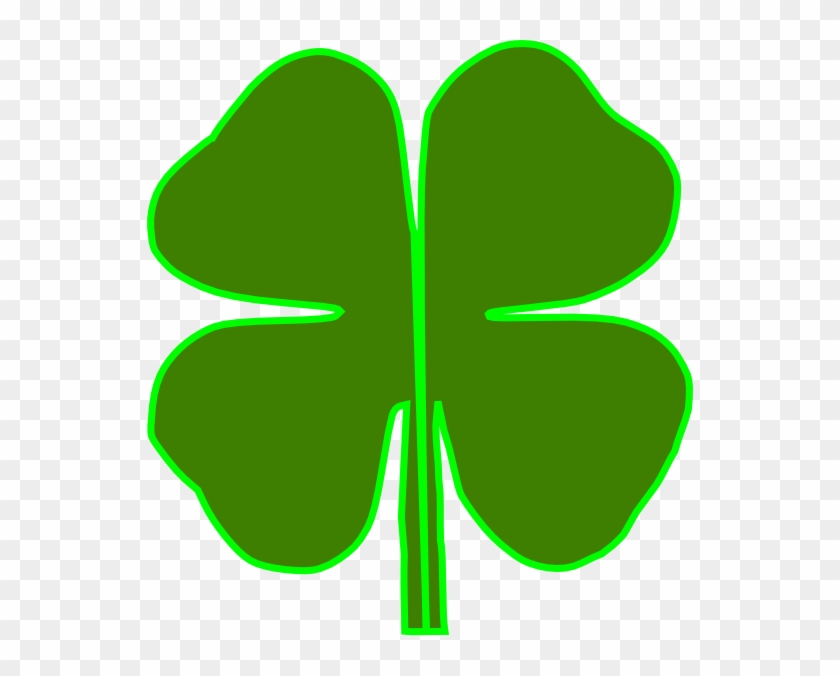 Clipart 4 H Clover - 4 Leaf Clover #467426