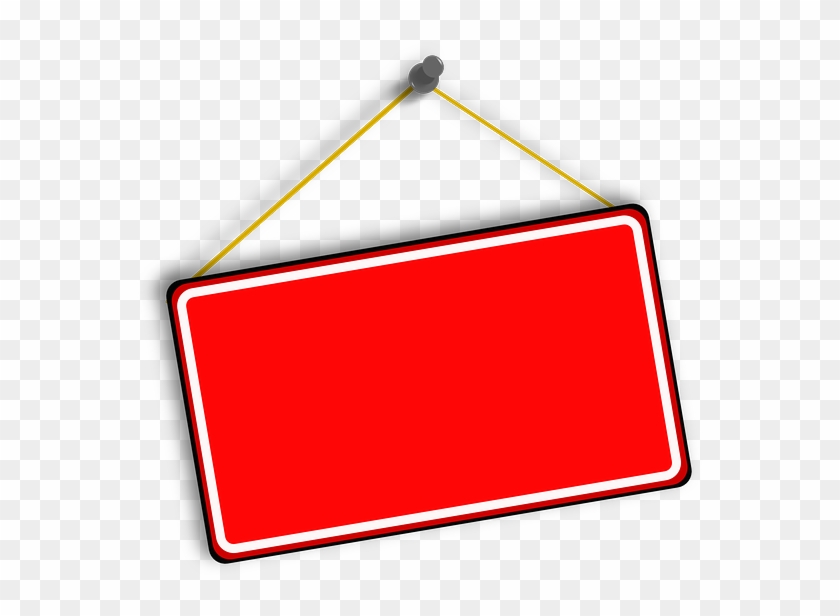 Board Hanging, Sign, Red, Board - Pentrefoelas #467467