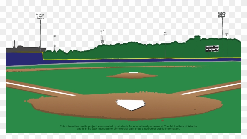 Baseball Field Footer - Baseball #467509