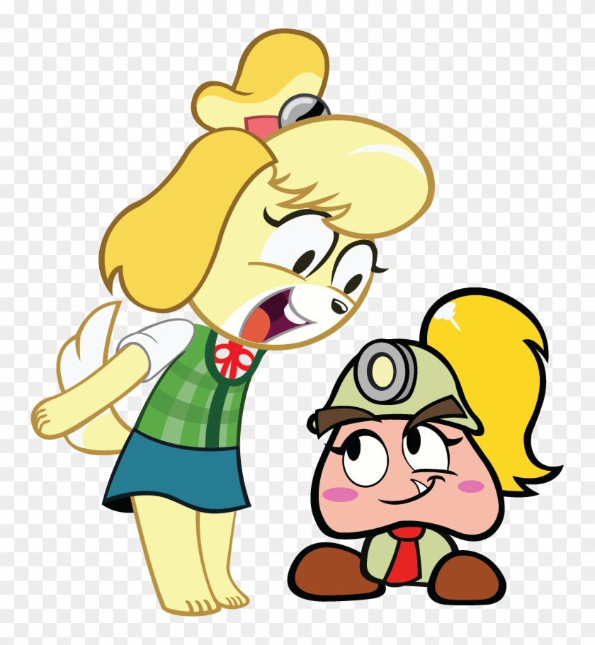 Isabelle And Goombella By Smokeymcdaniel - Goombella - Free Transparent ...