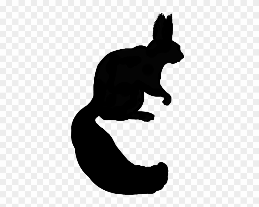 Cute - Squirrel - Silhouette - Abert's Squirrel #467647