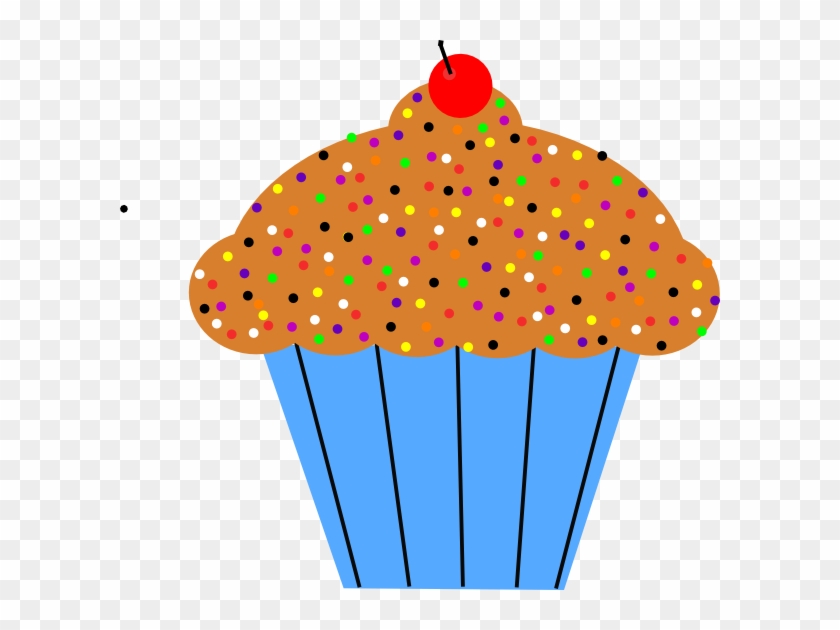 Cupcake Clip Art At Clker - Yellow Birthday Cupcake Clip Art #467912