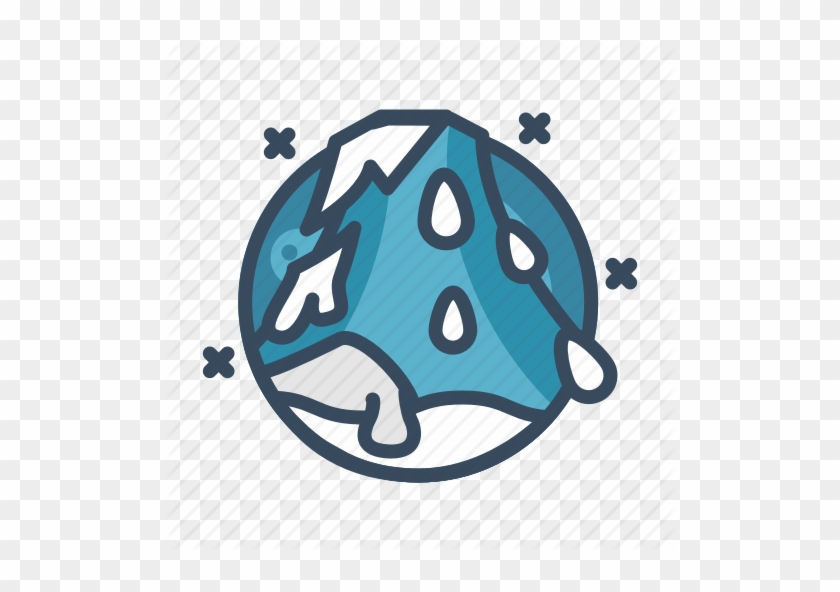 Climate - Melting Iceberg Icon #467977