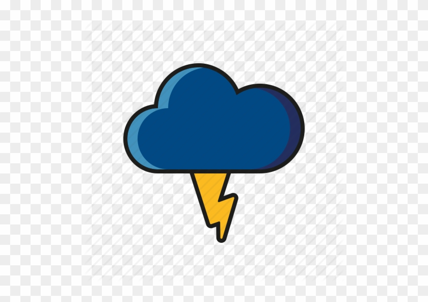 Lightning Clipart Climate And Weather - Heart #467983