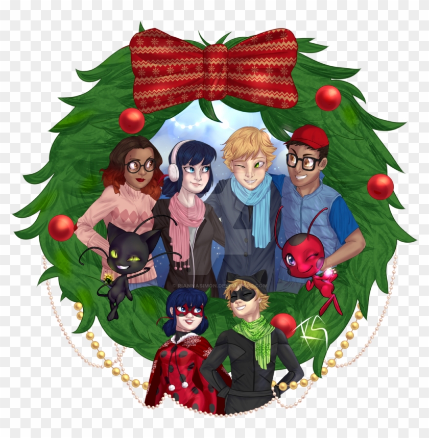 Miraculous Ladybug - Miraculous Ladybug Christmas Fanart #468136