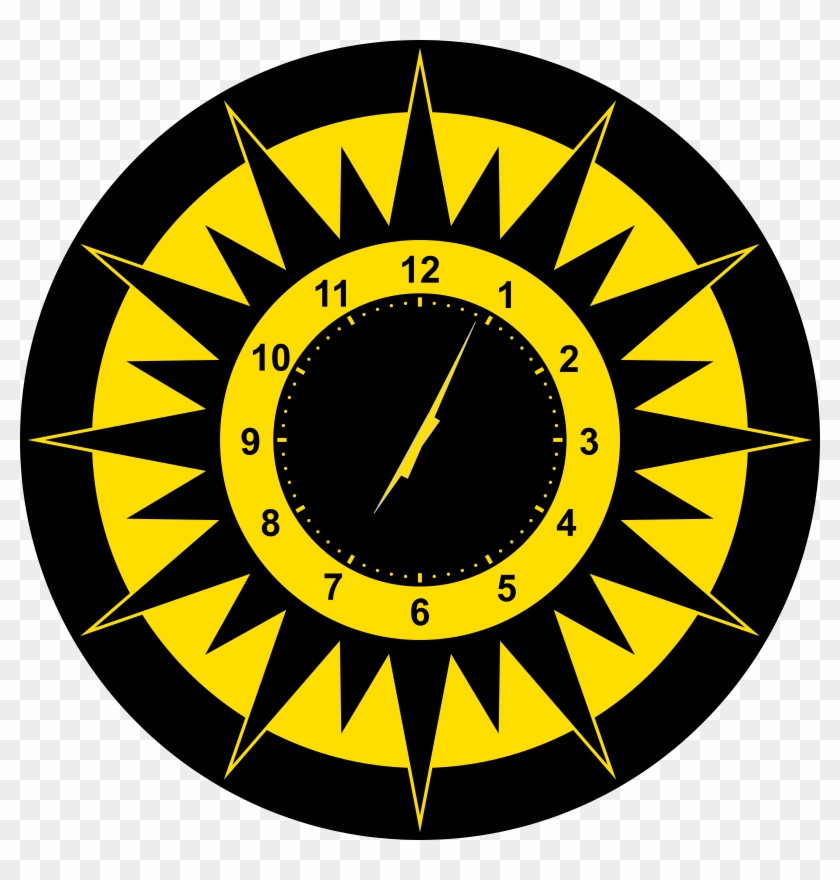 Pin Abstract Sun Clipart - Abstract Clock Png #468250
