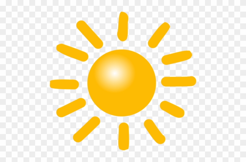 Desenho Vetorial De Sol Brilhante - Weather Symbol For Sun #468267