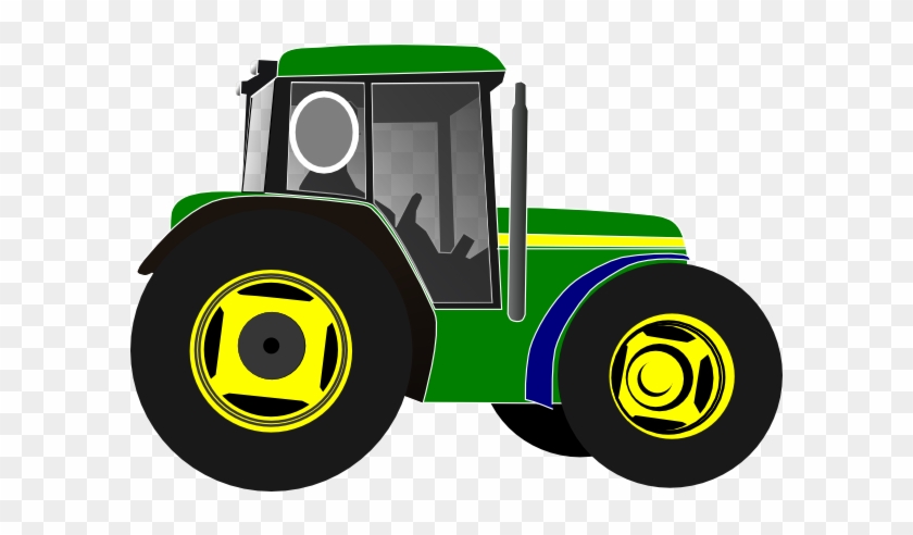 Green Tractor Clipart Green Tractor Hi - Tractor Vector #468292