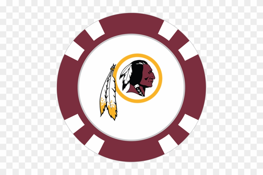 Teamgolf Poker Chip Ball Marker - Fathead Nfl Logo Wall Decal Nfl Team: Washington Redskins #468297