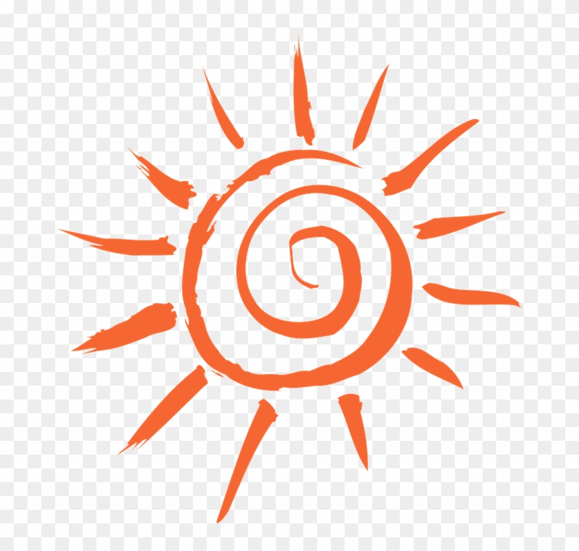 Rising Sun Clipart 18, - Simple Sun #468310