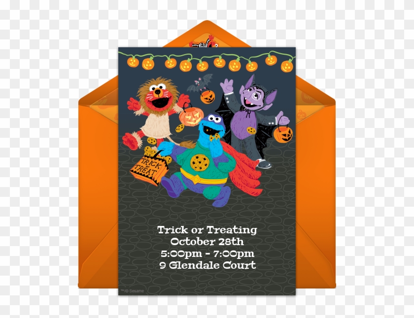 Pretty Sesame Street Banner Template Photos Banner - Halloween #468336