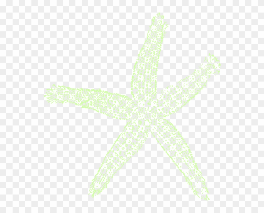 Single Starfish Seafoam Clip Art - Fish Clip Art #468384