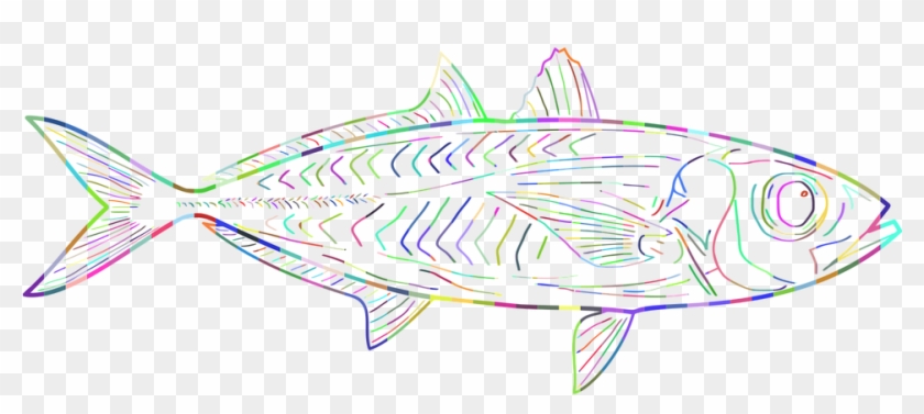 Fish Line Art 18, Buy Clip Art - Line Art #468461