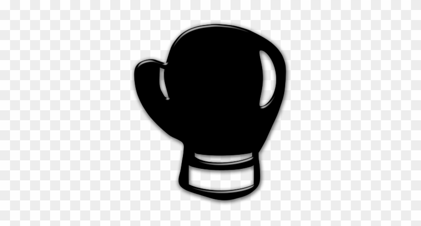Boxing Png Available In Different Size Image - Boxing Glove Black And White #468593