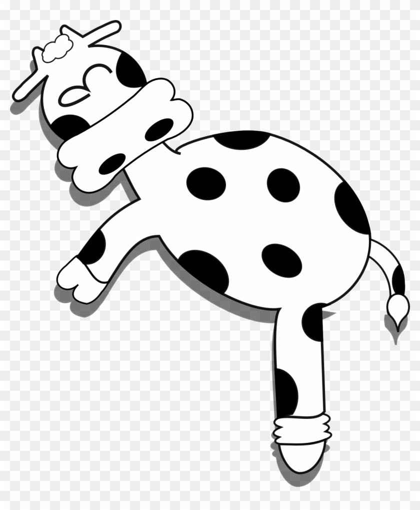 Clip Art Tags - Jumping Cow Clip Art #468825