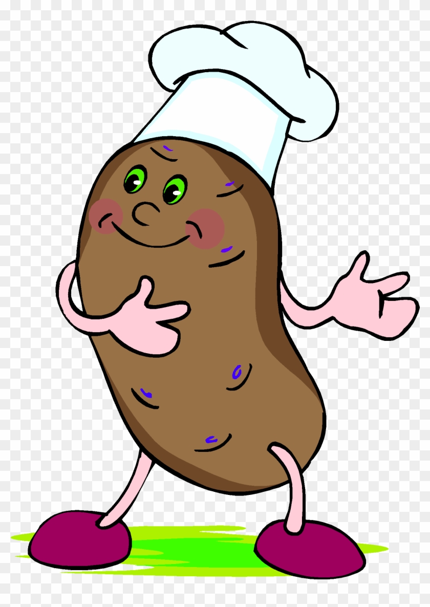 Las Papas - Potato Chef Clip Art #468948