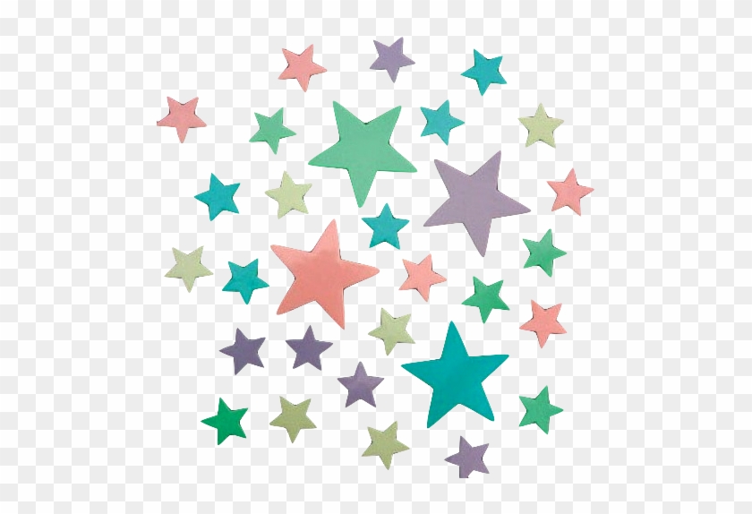 30 Images About Stamp Star On We Heart It See More - Pastel Color Stars Png #469104