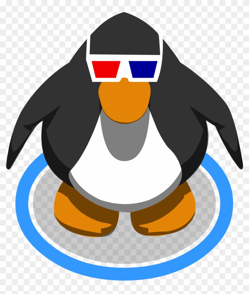 3d Glasses In-game - Club Penguin Penguin In Game #469229