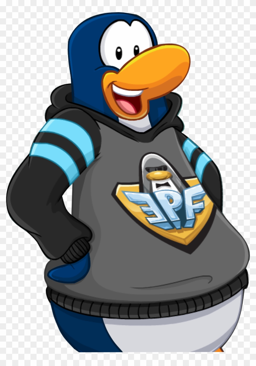 My Penguin App Epf Workout Hoodie Penguin - Club Penguin: Elite Penguin Force #469249