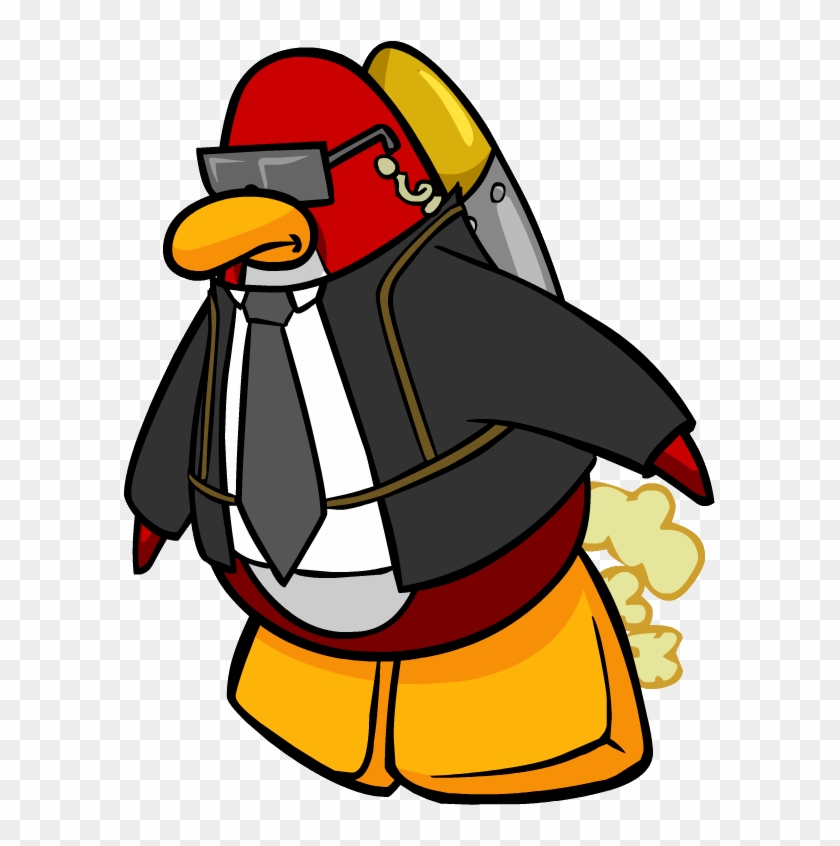 Jet Pack Guy Taking Off - Club Penguin Jet Pack Guy Png #469261