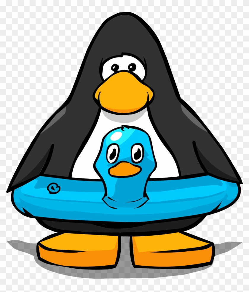 Blue Duck From A Player Card - Club Penguin Vuvuzela #469285