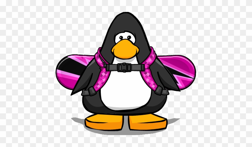Electric Pink Snowboard Pc - Club Penguin Snowboard #469295