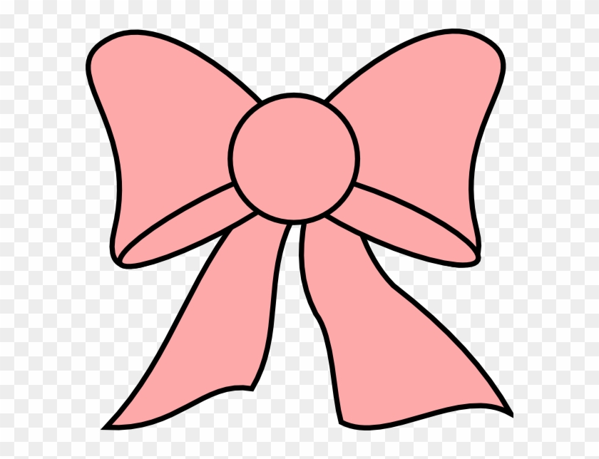 Pink Bow Clip Art At Clker - Clip Art Pink Bow #469296