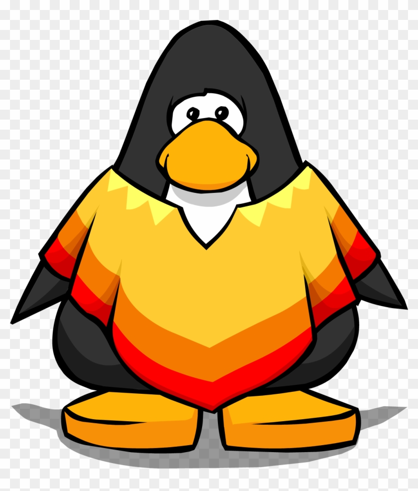 Poncho From A Player Card - Club Penguin Black Belt #469356