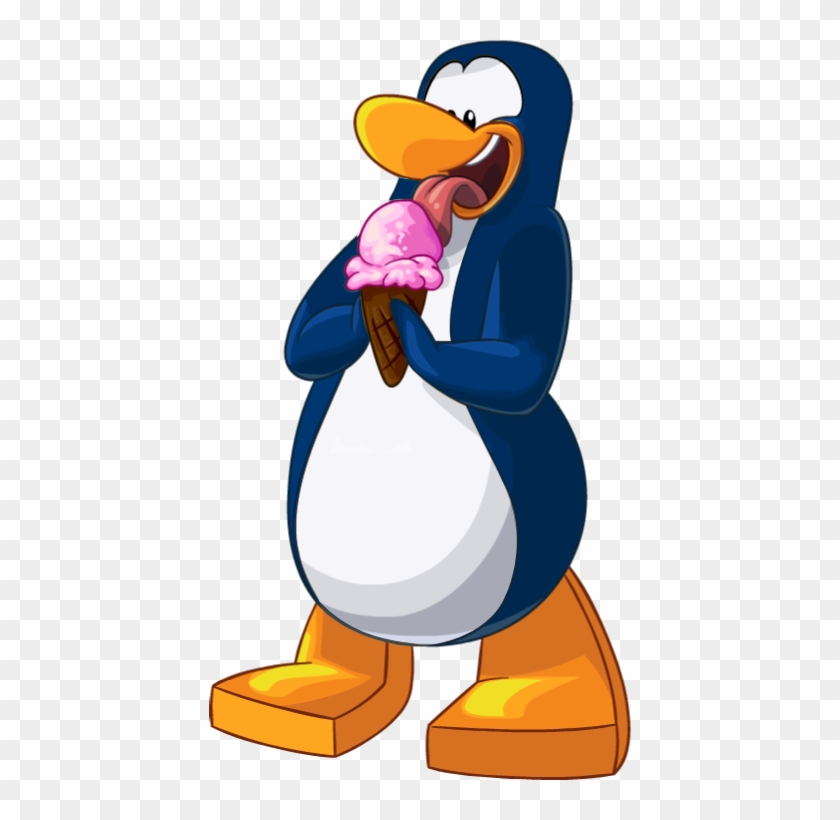 Brown Penguin6 Blue Version - Club Penguin Png Blue #469375