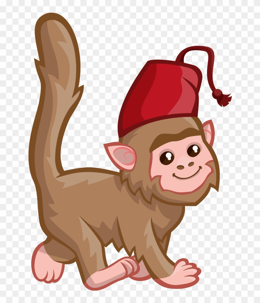 Monkey Drawing Hat Clip Art - Monkey Drawing Hat Clip Art #469464