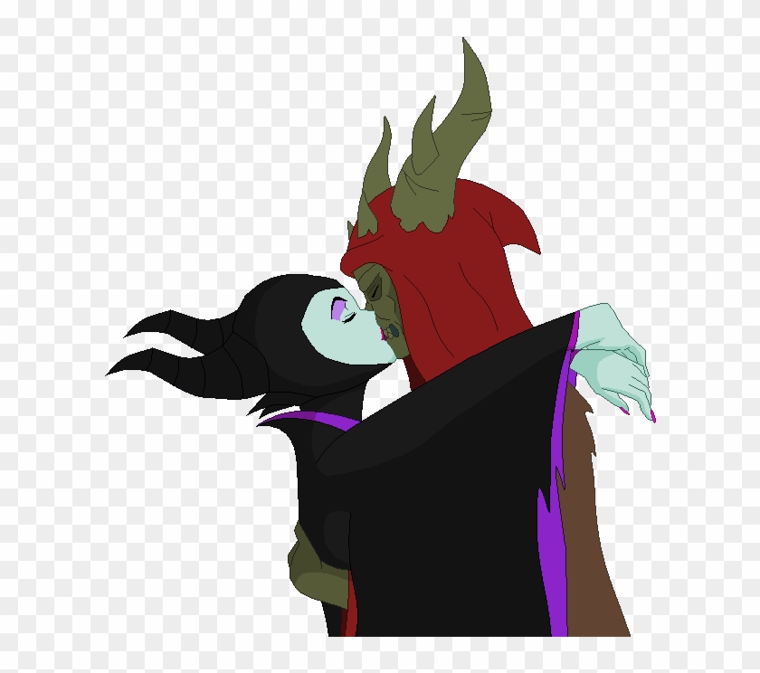 Couple Base 8 ~ Horned King And Maleficent By Krakenguard - Horned King #469466