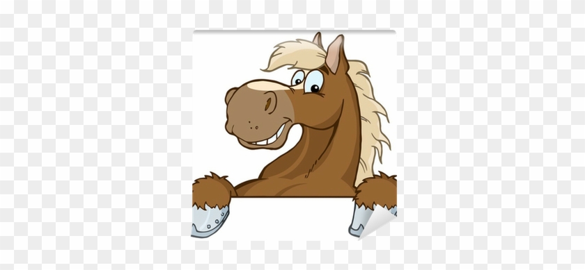 Papier Peint Chef Cartoon Mascot Cheval • Pixers® - Cartoon Horse Head #469480