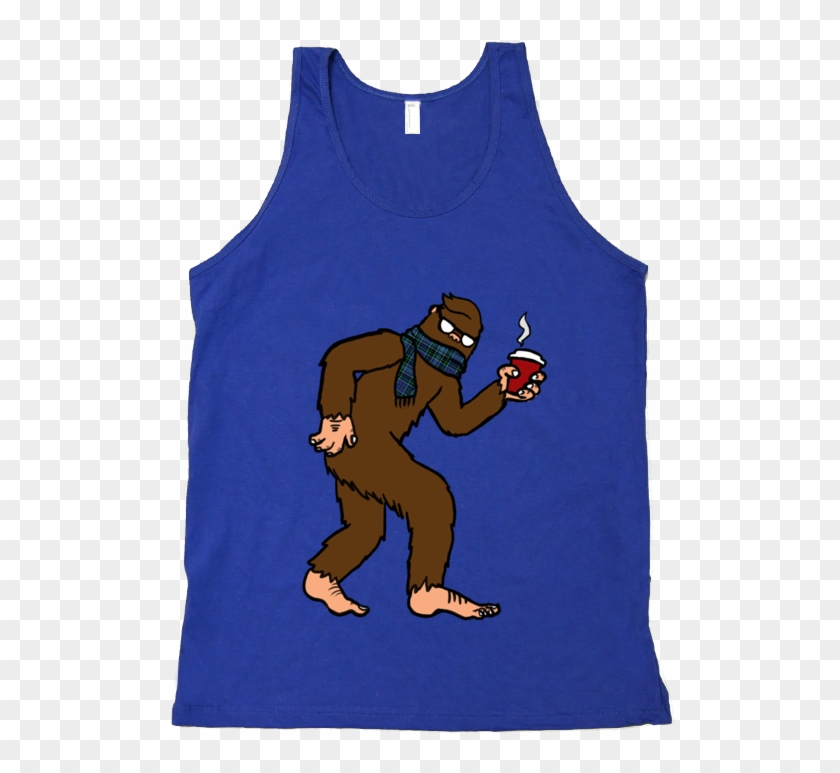 Hipster Sasquatch Tank Top - Cartoon #469668