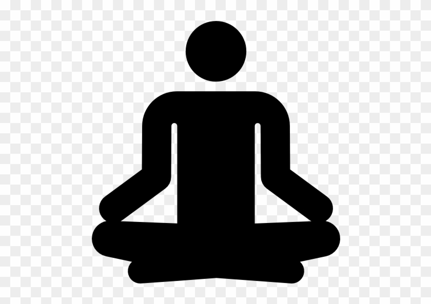 Meditating Png File - Stick Man Relaxing #469706