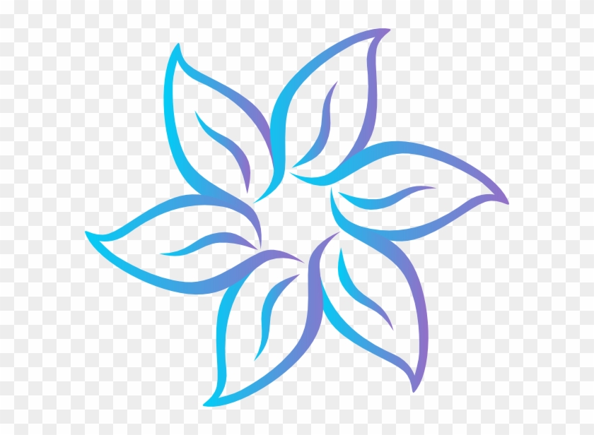 Flowers Of Love Clip Art - Flower Clip Art Black And White #469710