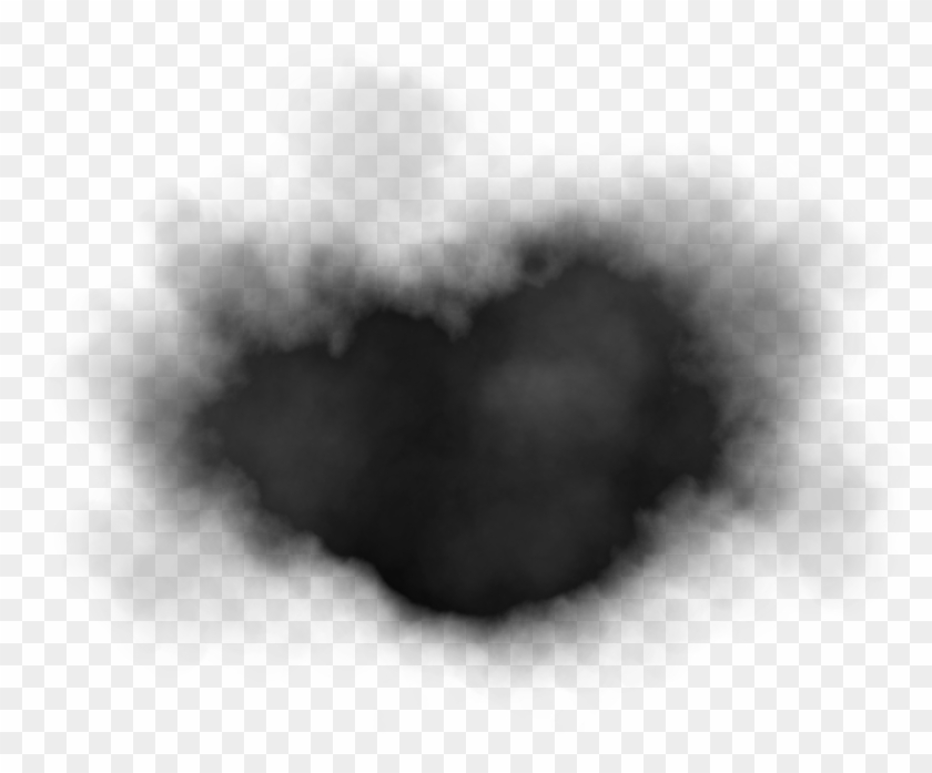 Smoking Clipart Dark Cloud - Black Smoke Cloud Png #469778