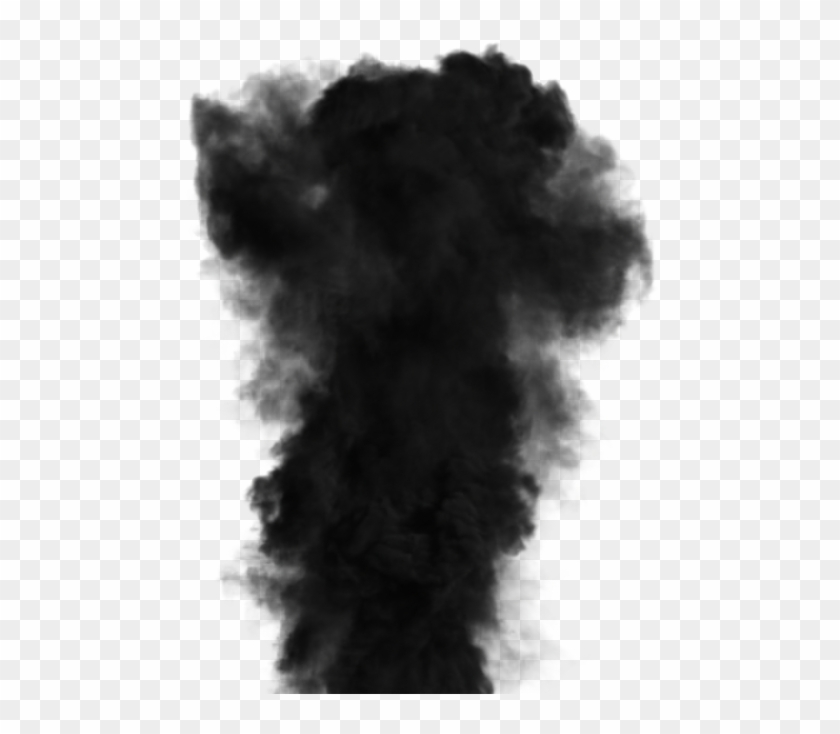 Smoke Clipart Dark Cloud - Black Smoke Transparent Png #469795