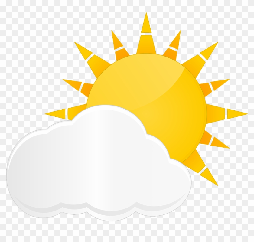 Sun And Clouds Clipart 27, Buy Clip Art - Sol E Nuvem Png #469806