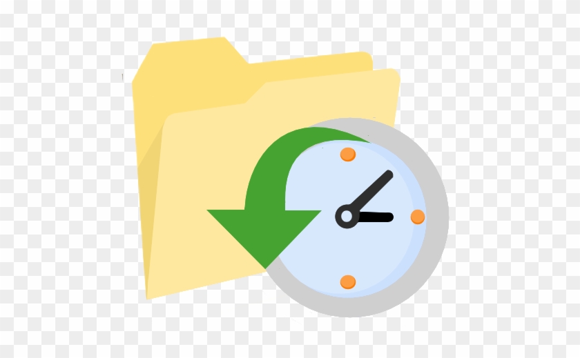 Modernxp 54 Folder Backup Scheduled Icon - Circle #469850