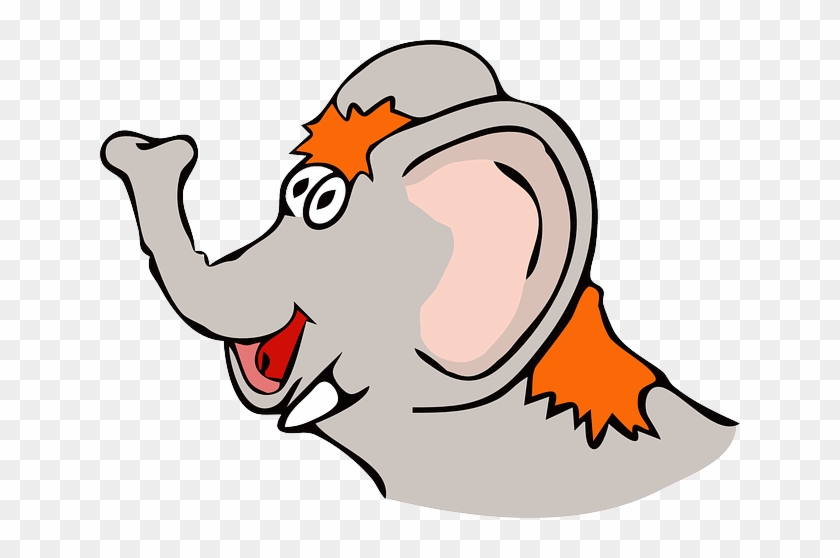 Smiling Elephant, Animal, Mammal, Trunk, Happy, Smiling - Elephants #470015