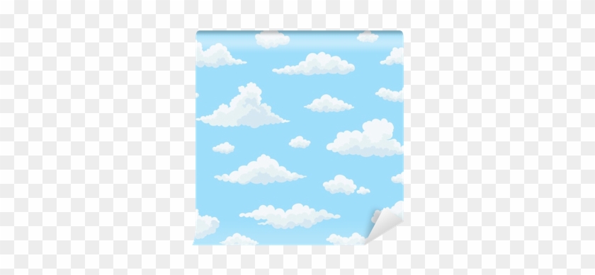 Fotomural Patrón Transparente De Vector De Nube - Cloud #470048